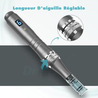 Kit Microneedling professionnel sans fil + Acide Hyaluronique Stérile